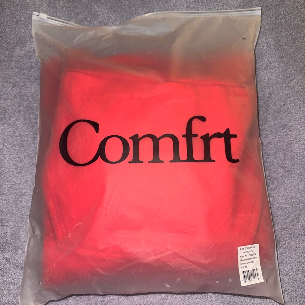 NWT Women's Comfort Red Hoodie - Picture 3 of 4